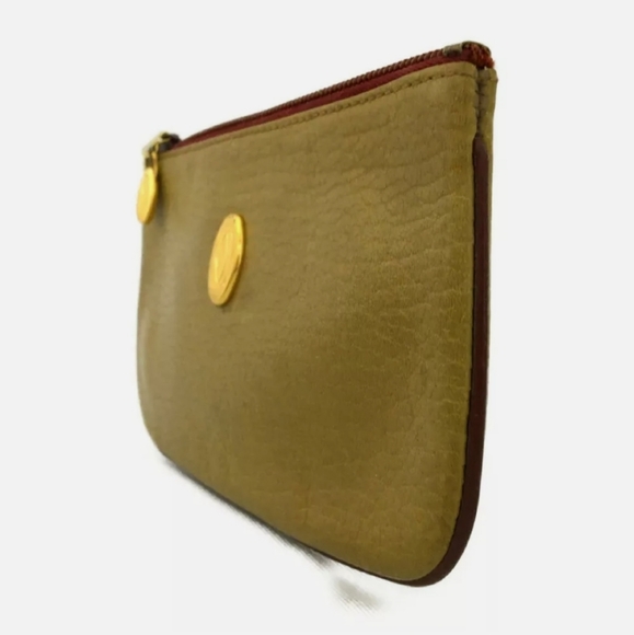 MUST DE CARTIER BEIGE COIN PURSE WALLET /80555 - Picture 2 of 9